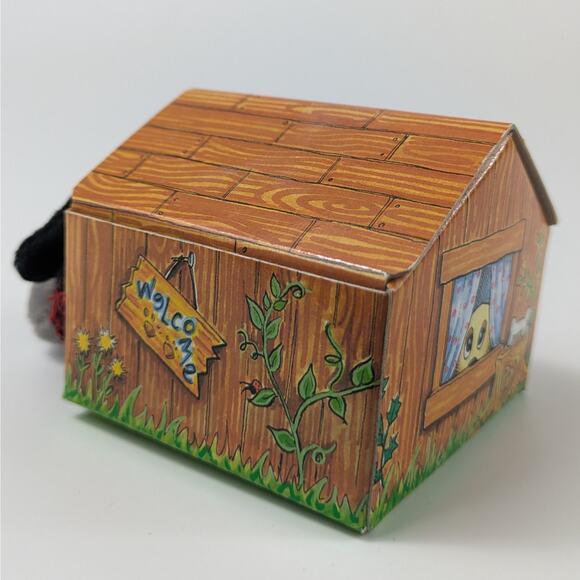 1998 Pound Puppies Plush 07/12 Mary Meyer Doghouse Puppy Dog Collectible Box - Picture 2 of 11